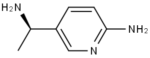 5-[(1R)-1-aminoethyl]pyridin-2-amine Structure