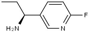 (1S)-1-(6-fluoropyridin-3-yl)propan-1-amine Structure