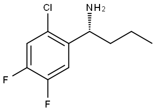 (1R)-1-(2-CHLORO-4,5-DIFLUOROPHENYL)BUTYLAMINE Structure