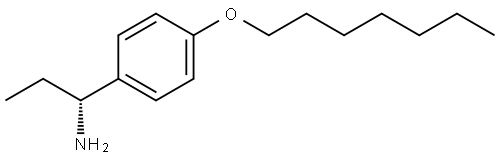 (1R)-1-[4-(HEPTYLOXY)PHENYL]PROPAN-1-AMINE Structure