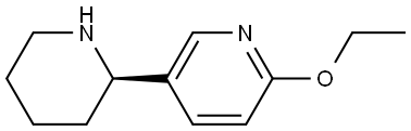 5-((2R)(2-PIPERIDYL))-2-ETHOXYPYRIDINE Structure