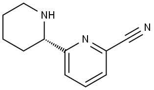 6-((2S)-2-PIPERIDYL)PYRIDINE-2-CARBONITRILE Structure