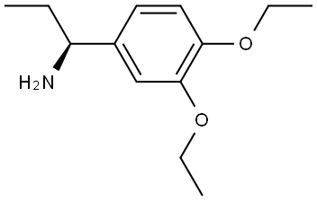 (1S)-1-(3,4-DIETHOXYPHENYL)PROPAN-1-AMINE Structure