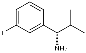 (1S)-1-(3-IODOPHENYL)-2-METHYLPROPAN-1-AMINE Structure