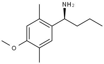 (1S)-1-(4-METHOXY-2,5-DIMETHYLPHENYL)BUTAN-1-AMINE Structure