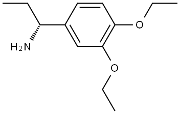 (1R)-1-(3,4-DIETHOXYPHENYL)PROPAN-1-AMINE Structure