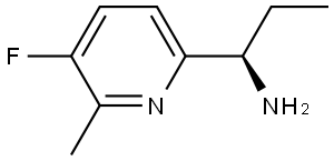 (1R)-1-(5-FLUORO-6-METHYL (2-PYRIDYL))PROPYLAMINE 구조식 이미지