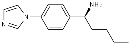 (1S)-1-(4-IMIDAZOLYLPHENYL)PENTYLAMINE Structure