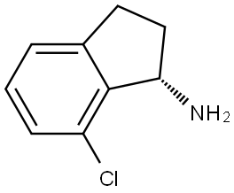 (S)-7-Chloro-2,3-dihydro-1h-inden-1-amine 구조식 이미지
