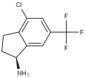 (1S)-4-chloro-6-(trifluoromethyl)-2,3-dihydro-1H-inden-1-amine Structure