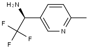 (1S)-2,2,2-TRIFLUORO-1-(6-METHYL(3-PYRIDYL))ETHYLAMINE Structure