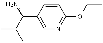 (1S)-1-(6-ETHOXY(3-PYRIDYL))-2-METHYLPROPYLAMINE Structure