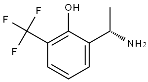 2-[(1S)-1-aminoethyl]-6-(trifluoromethyl)phenol Structure