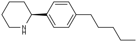 (2S)-2-(4-PENTYLPHENYL)PIPERIDINE Structure