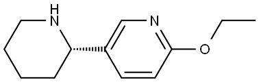 5-((2S)(2-PIPERIDYL))-2-ETHOXYPYRIDINE Structure