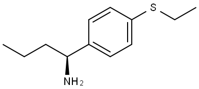 (1S)-1-(4-ETHYLTHIOPHENYL)BUTYLAMINE Structure