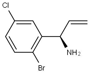 (1R)-1-(2-BROMO-5-CHLOROPHENYL)PROP-2-EN-1-AMINE Structure