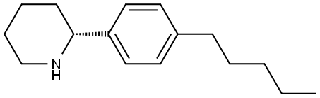 (2R)-2-(4-PENTYLPHENYL)PIPERIDINE Structure