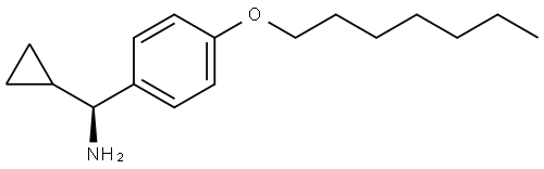 (αS)-α-Cyclopropyl-4-(heptyloxy)benzenemethanamine Structure