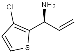 (1S)-1-(3-CHLOROTHIOPHEN-2-YL)PROP-2-EN-1-AMINE Structure