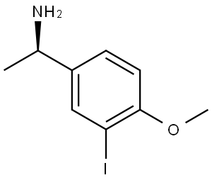 (1R)-1-(3-IODO-4-METHOXYPHENYL)ETHAN-1-AMINE Structure