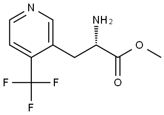 METHYL (2S)-2-AMINO-3-[4-(TRIFLUOROMETHYL)PYRIDIN-3-YL]PROPANOATE Structure