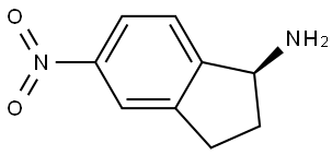 (1S)-5-nitro-2,3-dihydro-1H-inden-1-amine Structure