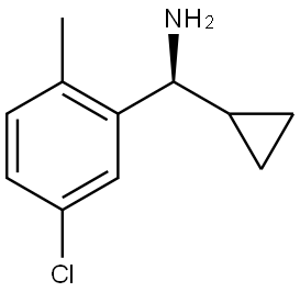 (S)-(5-CHLORO-2-METHYLPHENYL)(CYCLOPROPYL)METHANAMINE Structure