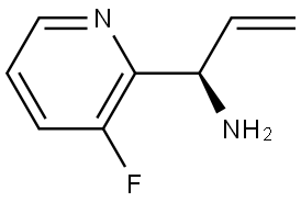 (1R)-1-(3-FLUOROPYRIDIN-2-YL)PROP-2-EN-1-AMINE Structure