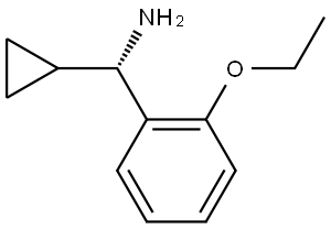 (1S)CYCLOPROPYL(2-ETHOXYPHENYL)METHYLAMINE Structure