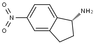 (1R)-5-nitro-2,3-dihydro-1H-inden-1-amine Structure