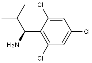 (1S)-2-METHYL-1-(2,4,6-TRICHLOROPHENYL)PROPAN-1-AMINE Structure