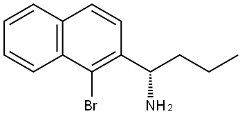 (1S)-1-(1-BROMONAPHTHALEN-2-YL)BUTAN-1-AMINE Structure