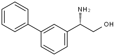 (S)-2-([1,1'-biphenyl]-3-yl)-2-aminoethan-1-ol Structure