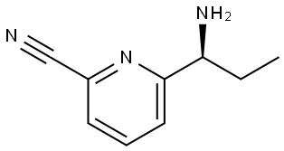 6-((1S)-1-AMINOPROPYL)PYRIDINE-2-CARBONITRILE Structure