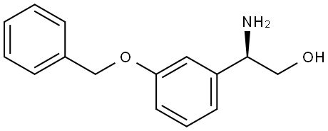 (2R)-2-AMINO-2-[3-(PHENYLMETHOXY)PHENYL]ETHAN-1-OL Structure