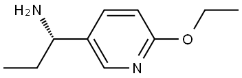 (1S)-1-(6-ETHOXY(3-PYRIDYL))PROPYLAMINE Structure