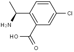 2-[(1S)-1-aminoethyl]-5-chlorobenzoic acid Structure