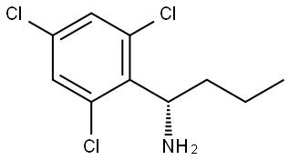 (1S)-1-(2,4,6-TRICHLOROPHENYL)BUTAN-1-AMINE Structure