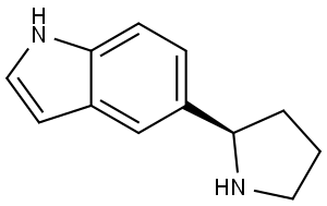 5-[(2R)-pyrrolidin-2-yl]-1H-indole Structure