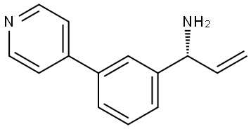 (1R)-1-[3-(PYRIDIN-4-YL)PHENYL]PROP-2-EN-1-AMINE Structure