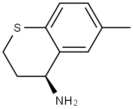 (S)-3,4-Dihydro-6-methyl-2H-1-benzothiopyran-4-amine Structure