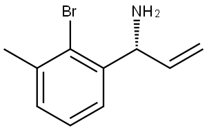 (1R)-1-(2-BROMO-3-METHYLPHENYL)PROP-2-EN-1-AMINE Structure