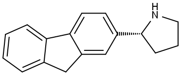 (2R)-2-FLUOREN-2-YLPYRROLIDINE Structure