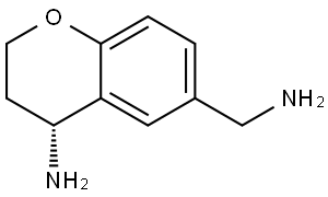 (S)-6-(aminomethyl)chroman-4-amine Structure