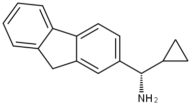 (1S)-CYCLOPROPYLFLUOREN-2-YLMETHYLAMINE Structure