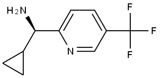 (R)-CYCLOPROPYL[5-(TRIFLUOROMETHYL)PYRIDIN-2-YL]METHANAMINE Structure