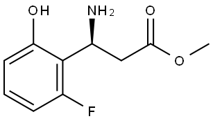 METHYL (3S)-3-AMINO-3-(2-FLUORO-6-HYDROXYPHENYL)PROPANOATE Structure