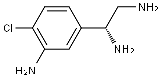 (1R)-1-(3-amino-4-chlorophenyl)ethane-1,2-diamine Structure