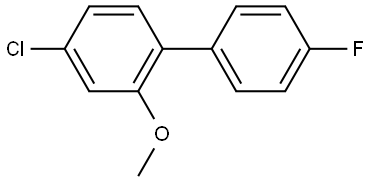 4-Chloro-4'-fluoro-2-methoxy-1,1'-biphenyl Structure